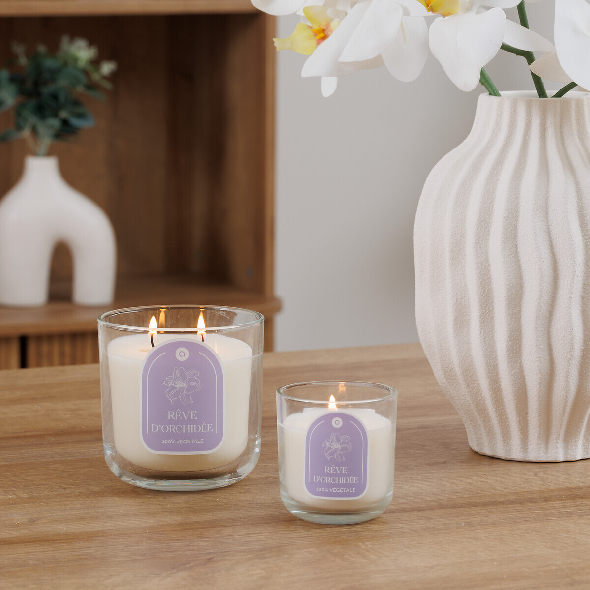 Bougie parfumée " Floa" orchidee 610g