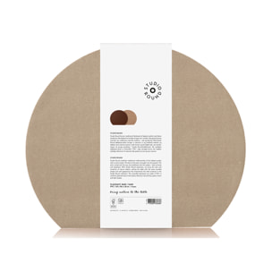 Set de 4 sets de table 43 x 36 cm Bark/Sand