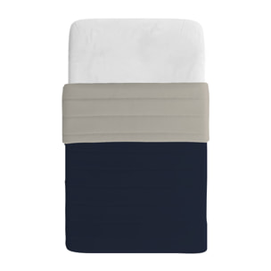 TRAPUNTINO ESTIVO BASIC PIAZZA E MEZZA, TINTA UNITA DOUBLEFACE