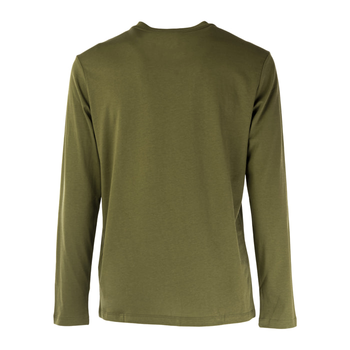 GAS t-shirt uomo four leaf oliv