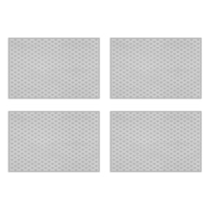 VINILIKO, set de 4 individuales de mesa Olas japonesas gris 4u-30x45 cm