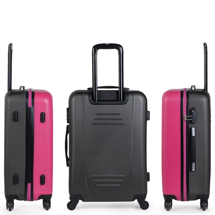 Maleta Itaca Tiber Set De 2 Unidades Fucsia/Antracita