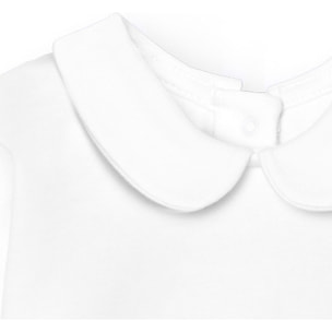 Camiseta bebé manga larga cuello fino