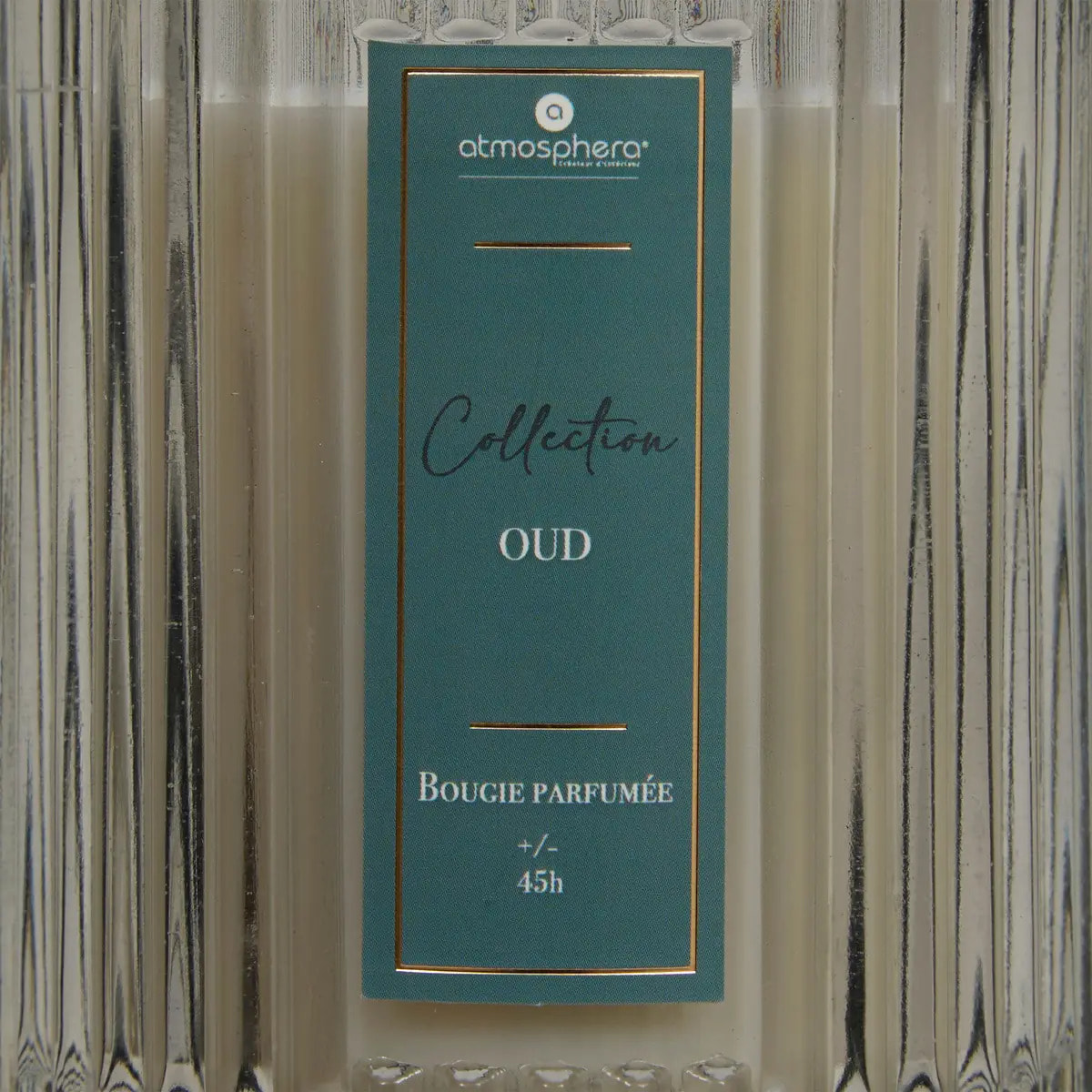 Bougie parfumée Albie 290g pot verre oud