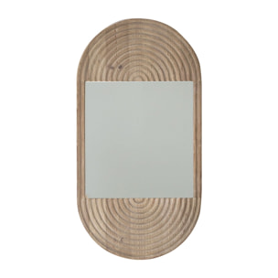 Miroir en pin recyclé h91cm KRISTEN