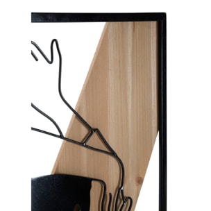 PANNELLO DA MURO STRIP -A- FERRO E WOOD CM 50X2X90
