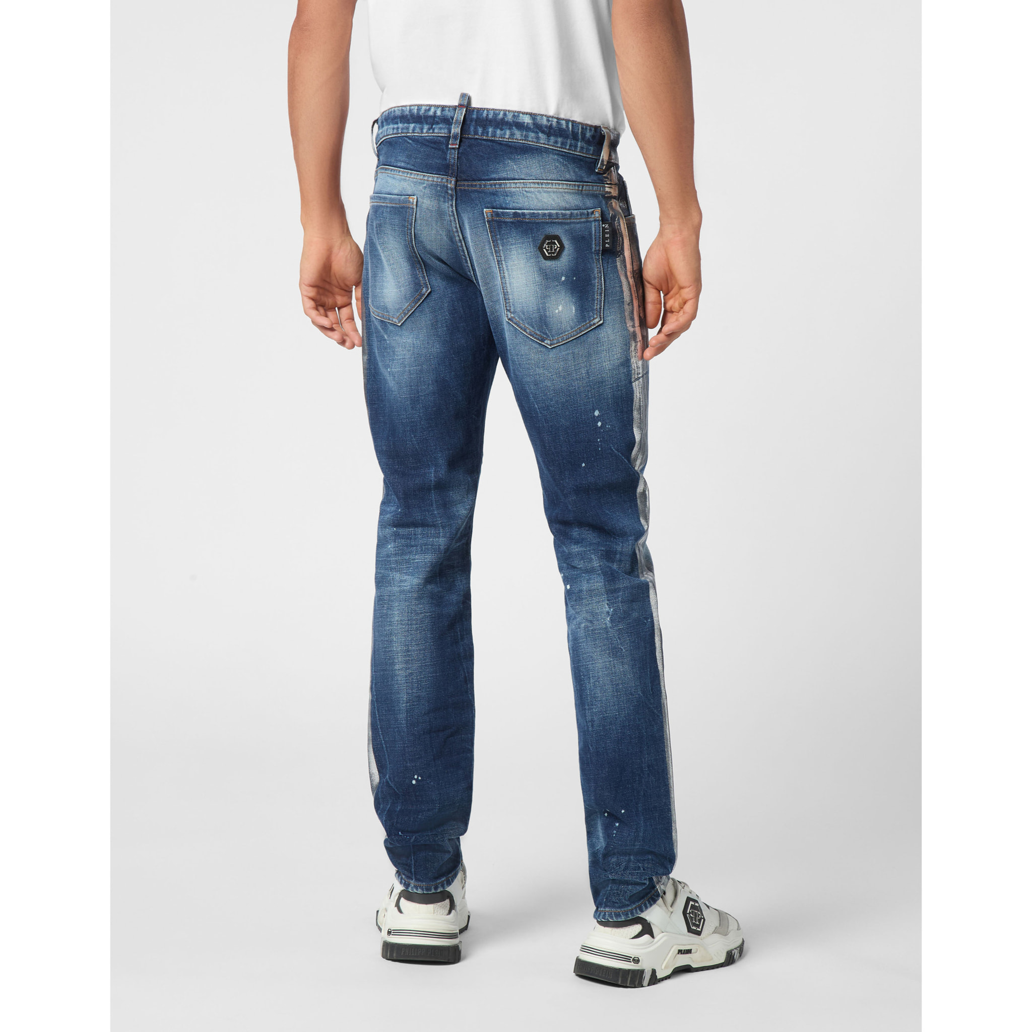 PHILIPP PLEIN Vaqueros de corte recto PAISLEY