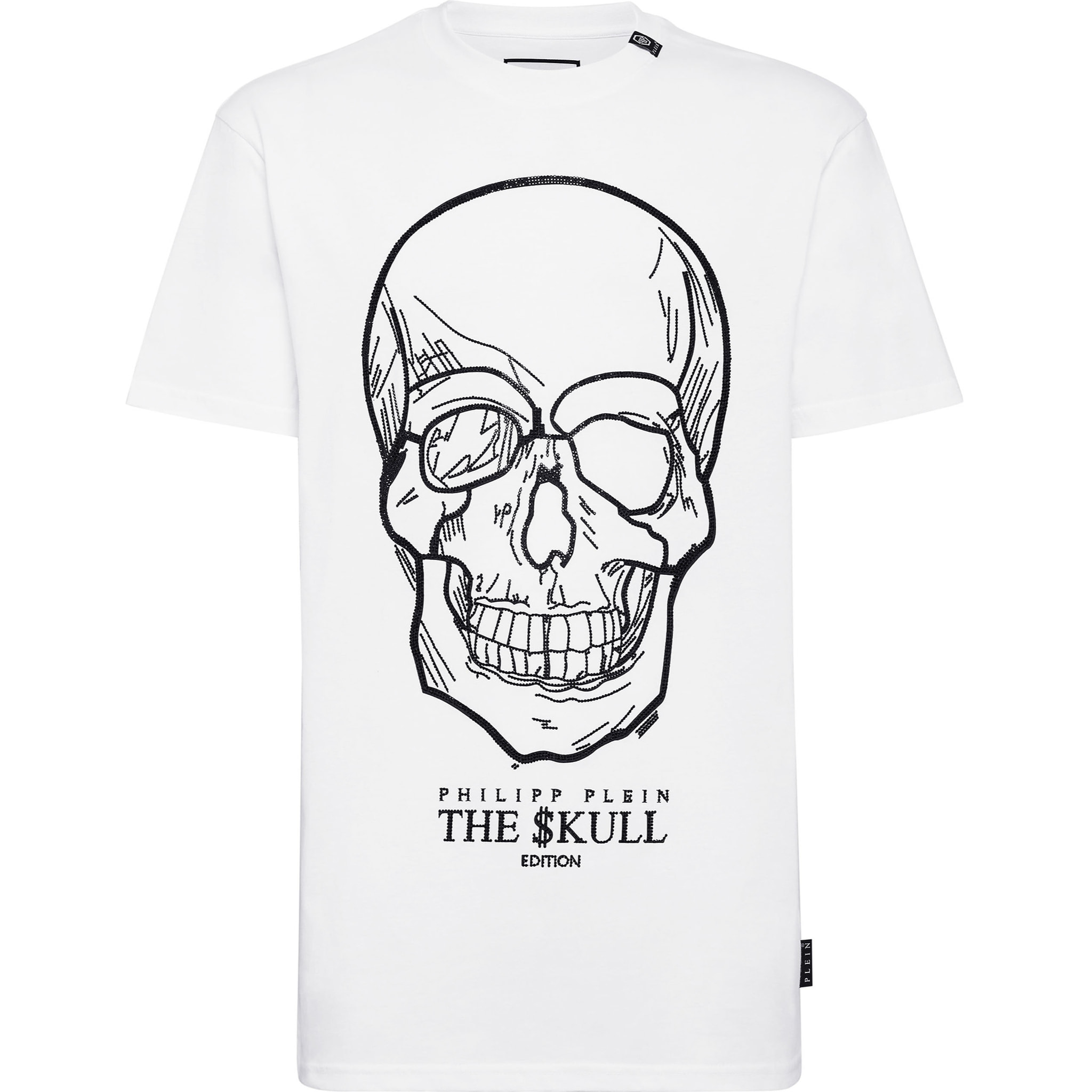 PHILIPP PLEIN T-Shirt Round Neck SKULL
