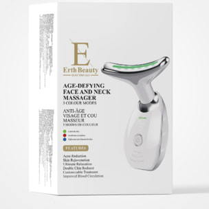 Masajeador antiedad para rostro y cuello – blanco