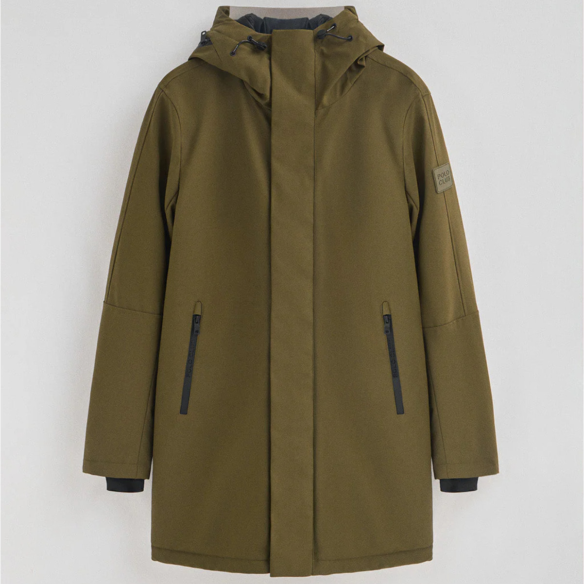 Chaqueta Voguel caqui oscuro con logo Polo Club