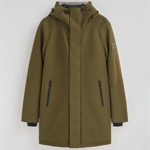 Chaqueta Voguel caqui oscuro con logo Polo Club