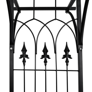 Arche de jardin - Noir