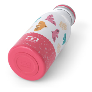 Bouteille isotherme enfant Cooly 350ml Rose Birds