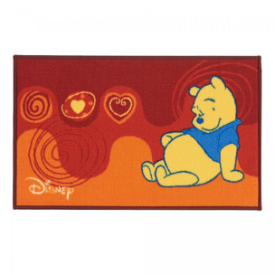 tapis chambre Lavable 30° 50x80 rouge WINNIE E