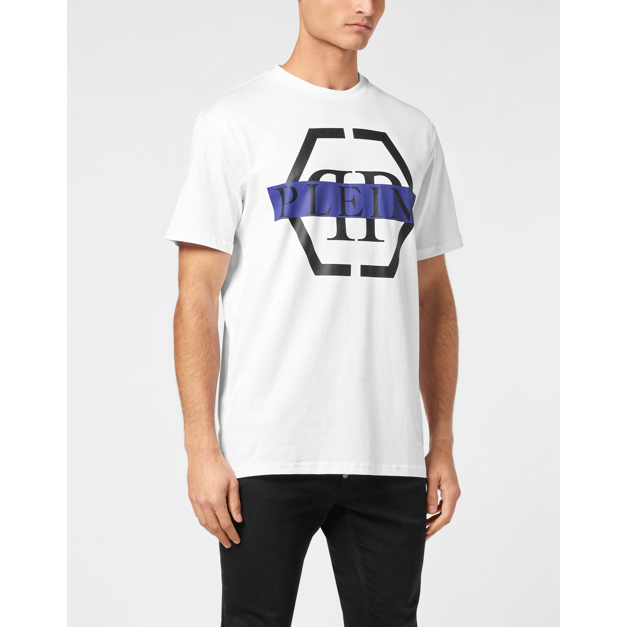 PHILIPP PLEIN Camiseta de cuello redondo y manga corta