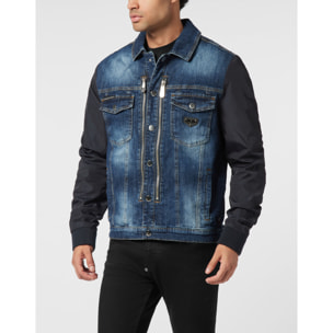 PHILIPP PLEIN Chaqueta vaquera COLLEGE
