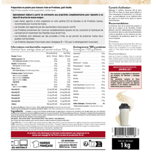 STC NUTRITION - Spécial prise de masse maigre - Ratio Protéine-Glucide 2/1 - Digestion facile - Assimilation optimale - 25 Shakers - Doypack 1kg - Vanille
