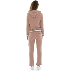 Chándal de invierno de mujer "Relaxed" con capucha y cremallera