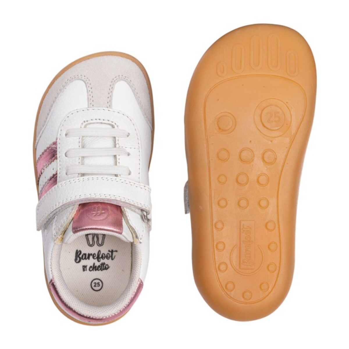 Barefoot Blanca-Rosa con Bandas – Chetto