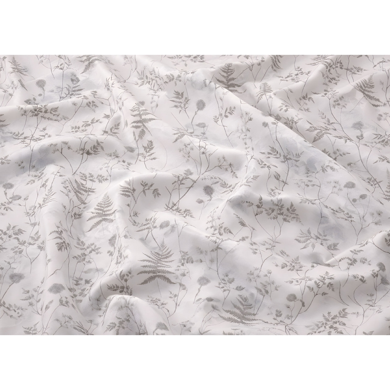 Parure Copripiumino 100% Cotone Made In Italy Fantasia Floreale Disegno Soffione Beige