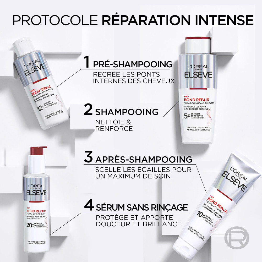 Lot de 6 - L'Oréal Paris Elseve Pro Bond Repair Démêlant Intense 150ml