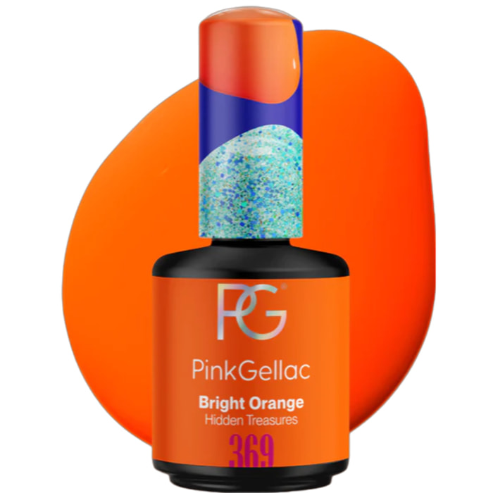 Vernis semi-permanent - 369 Bright Orange - 15 ml