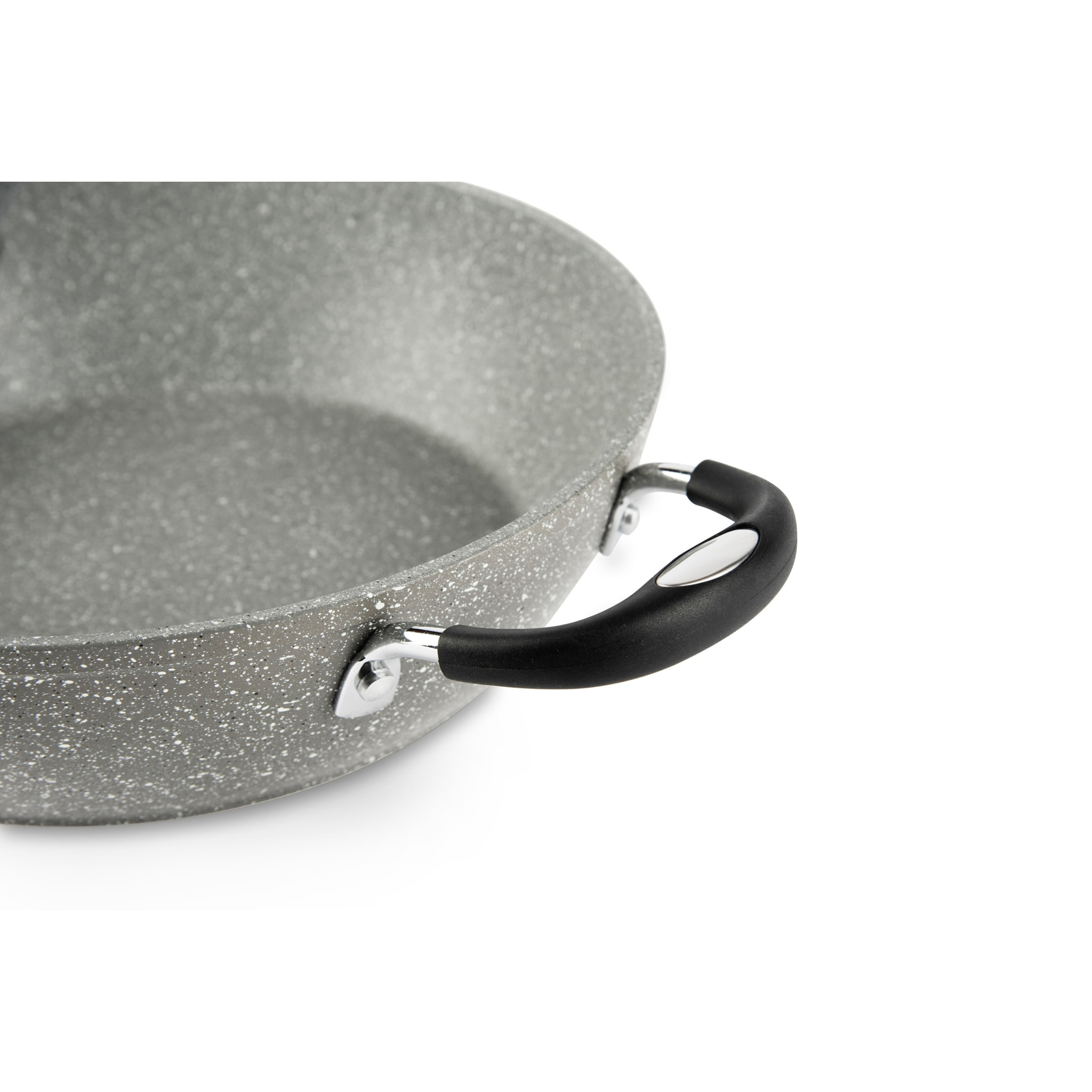 Faitout 28 cm avec Couvercle Excelsa – Forn-Ok, Aluminium Gris