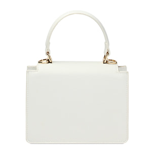 Minibolsa blanca compacta