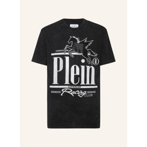 PHILIPP PLEIN Camiseta de cuello redondo y manga corta RACING