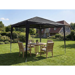 Tonnelle de jardin "Natacha 3" - 3 x 3 m - Gris