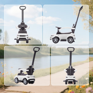 Porteur voiture enfant Land Rover Discovery évolutif 18-36 mois effets sonores blanc