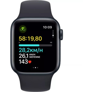 Montre connectée APPLE WATCH SE 40mm Minuit S/M