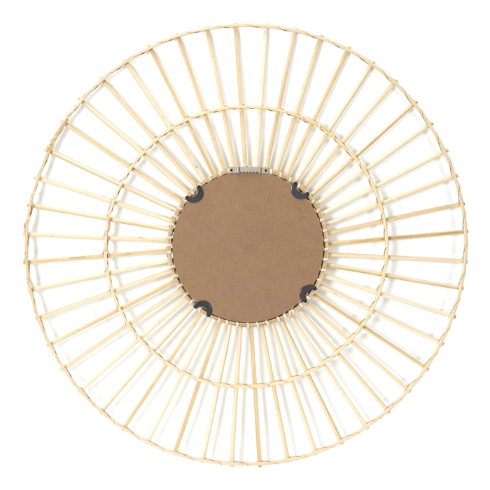 Miroir Rotin Rond
