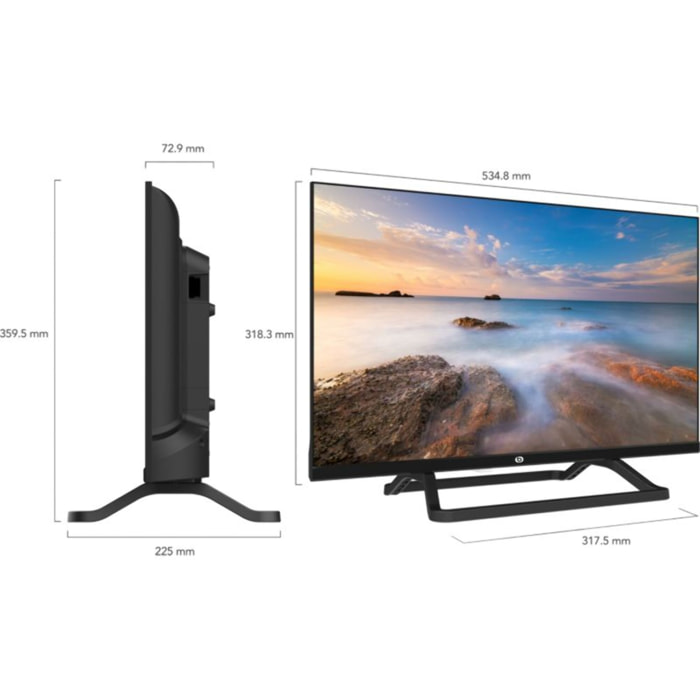 TV LED ESSENTIELB 24DLED544 12V VIDAA