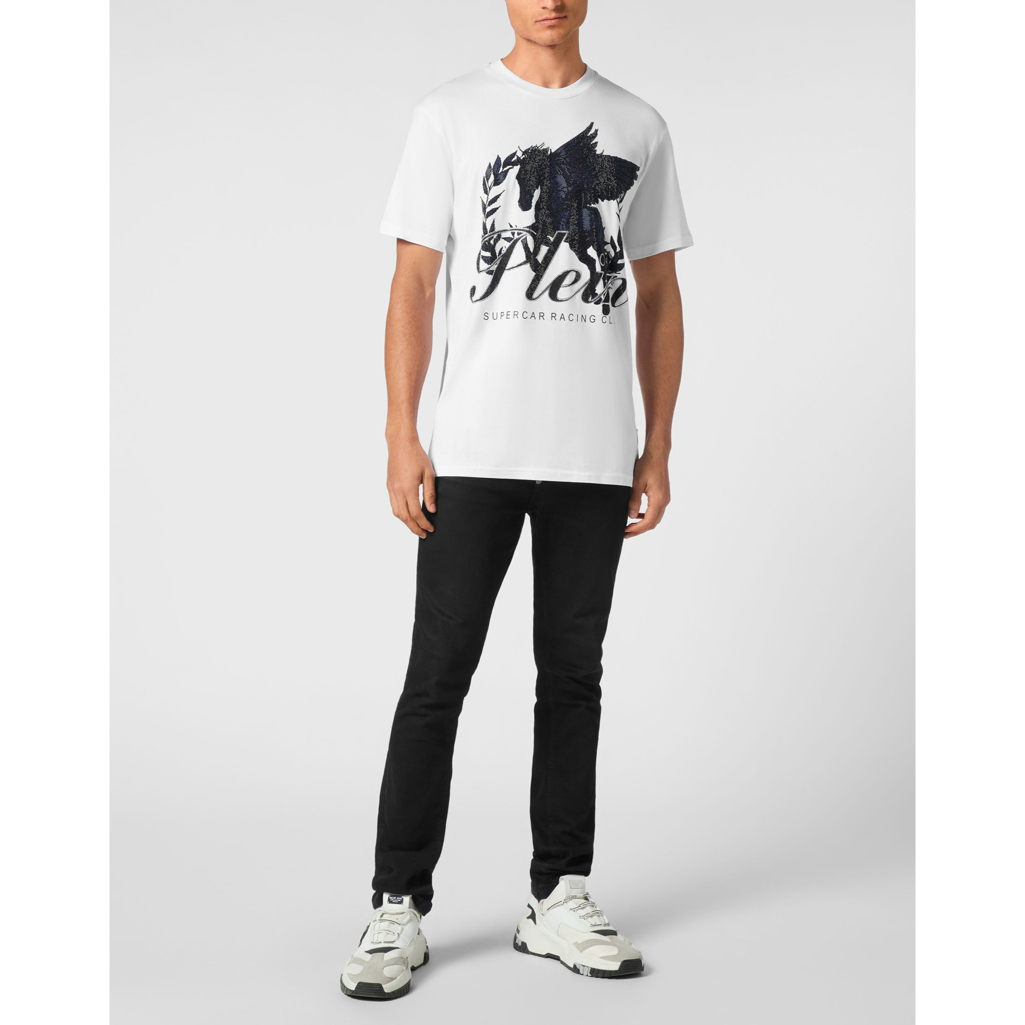 PHILIPP PLEIN Maglietta a girocollo RACING