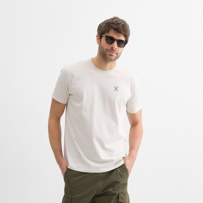 Camiseta regular MUNICH lifestyle de algodón orgánico gris