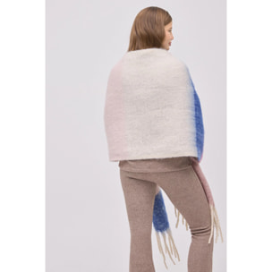 Sciarpa a righe rosa