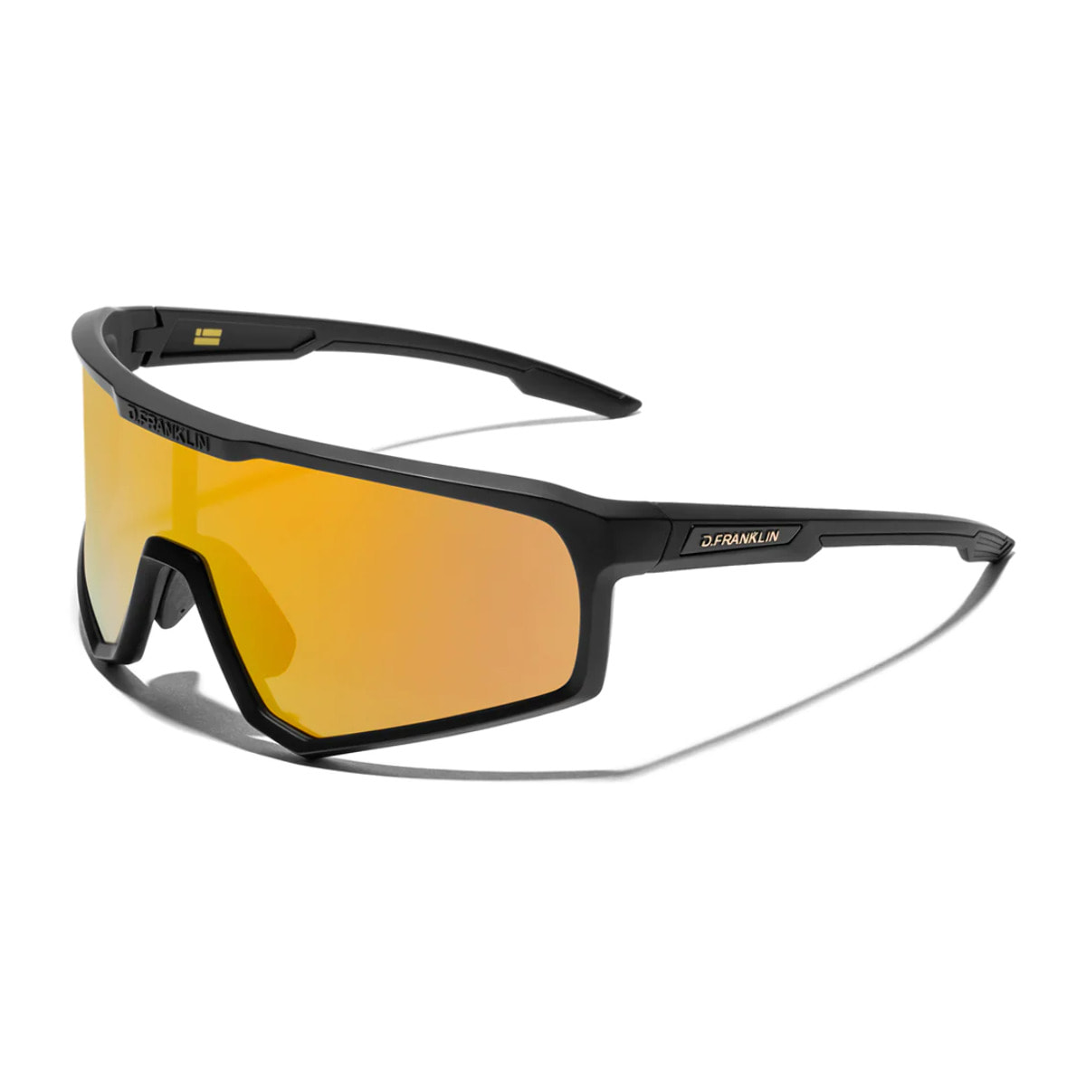 Gafas de Sol Hurricane Black / Gold D.Franklin