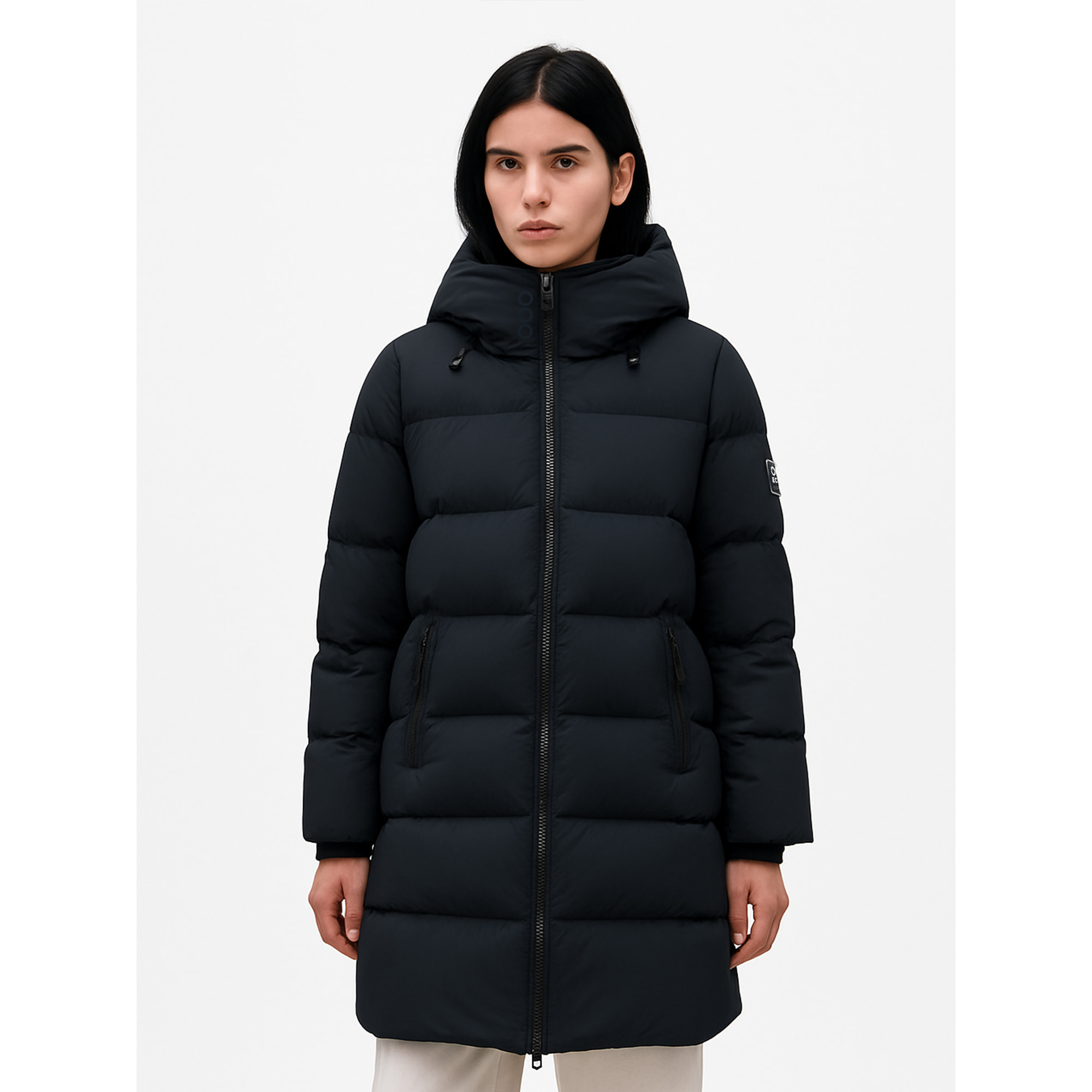 Abrigo Biarritz Long jacket de la marca ECOON en color Azúl Marino