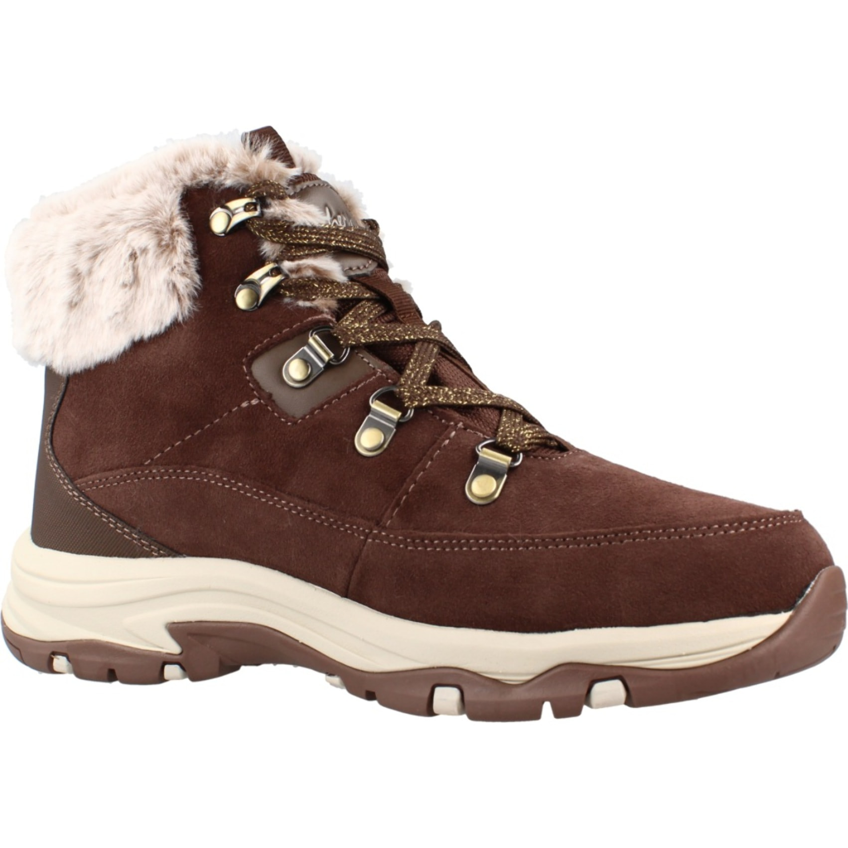 Botines Mujer Snow Worries Marron