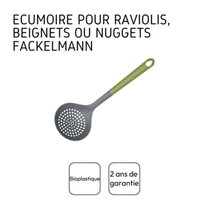 Ecumoire de cuisine en bioplastique 34 cm Fackelmann Gamme Zéro