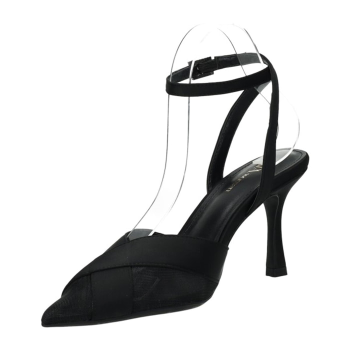 Décolleté sling back Donna Tata Italia Nero