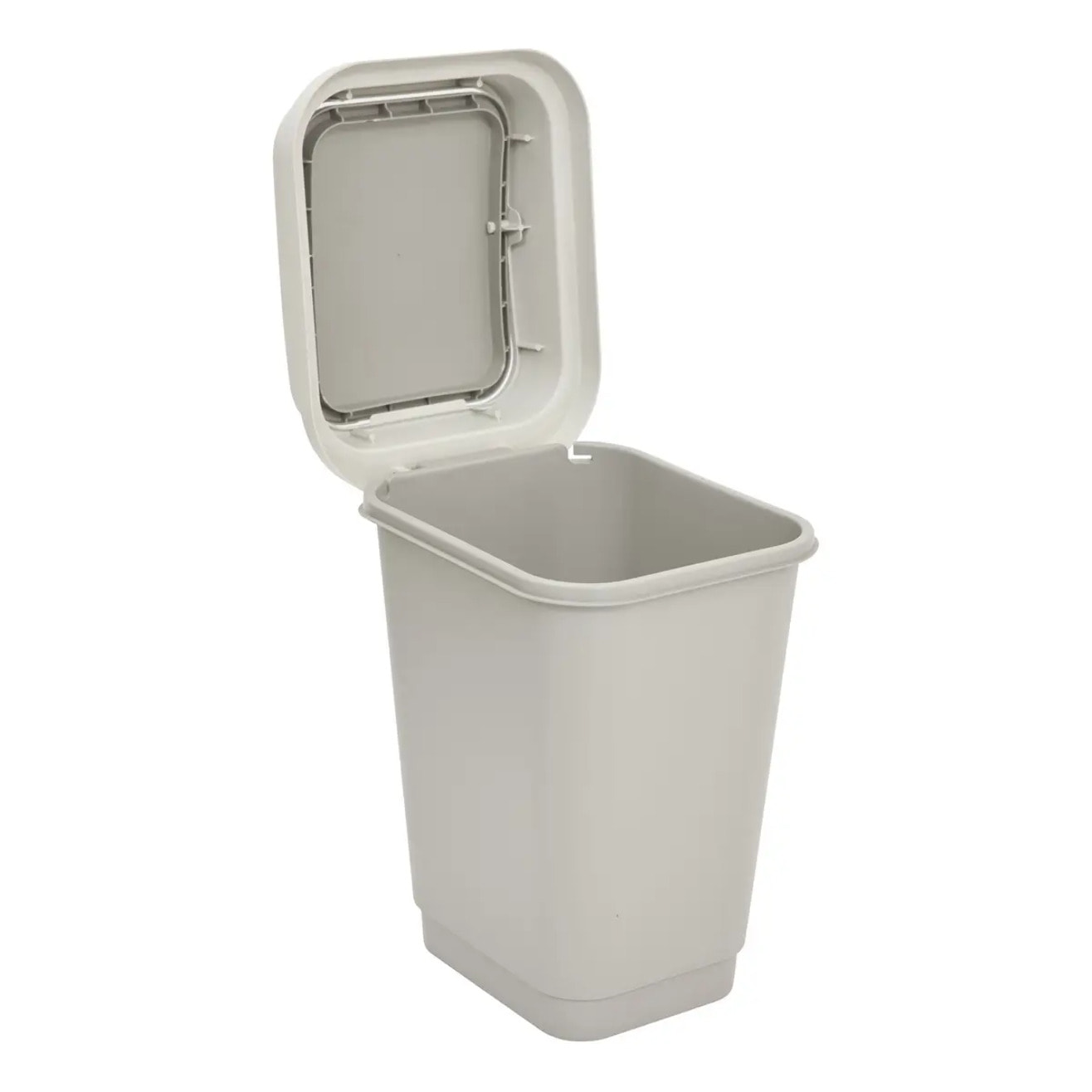 Poubelle plastique 10L Beige