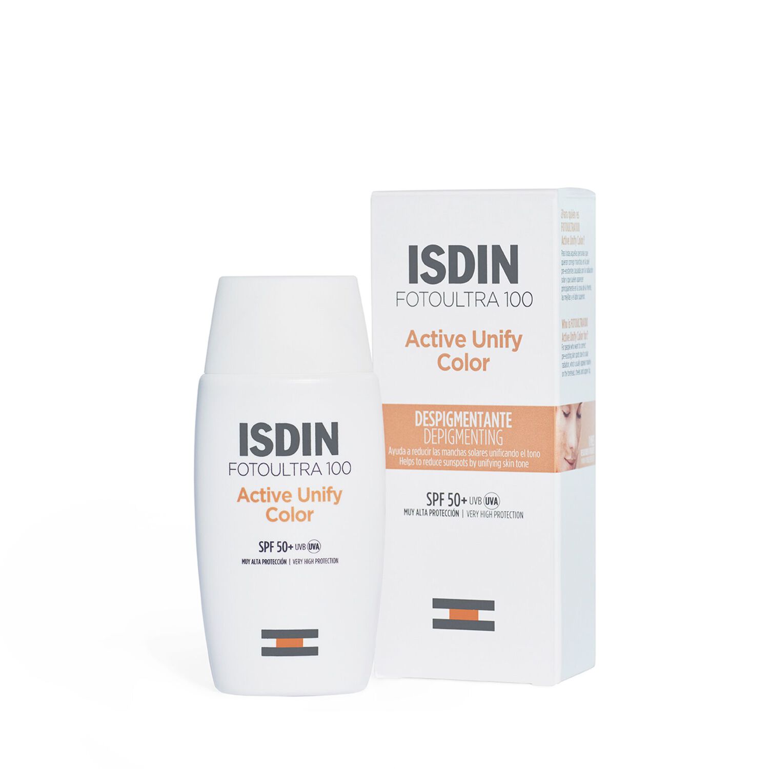 Active Unify Color - Crème solaire visage teintée dépigmentante SPF50+
