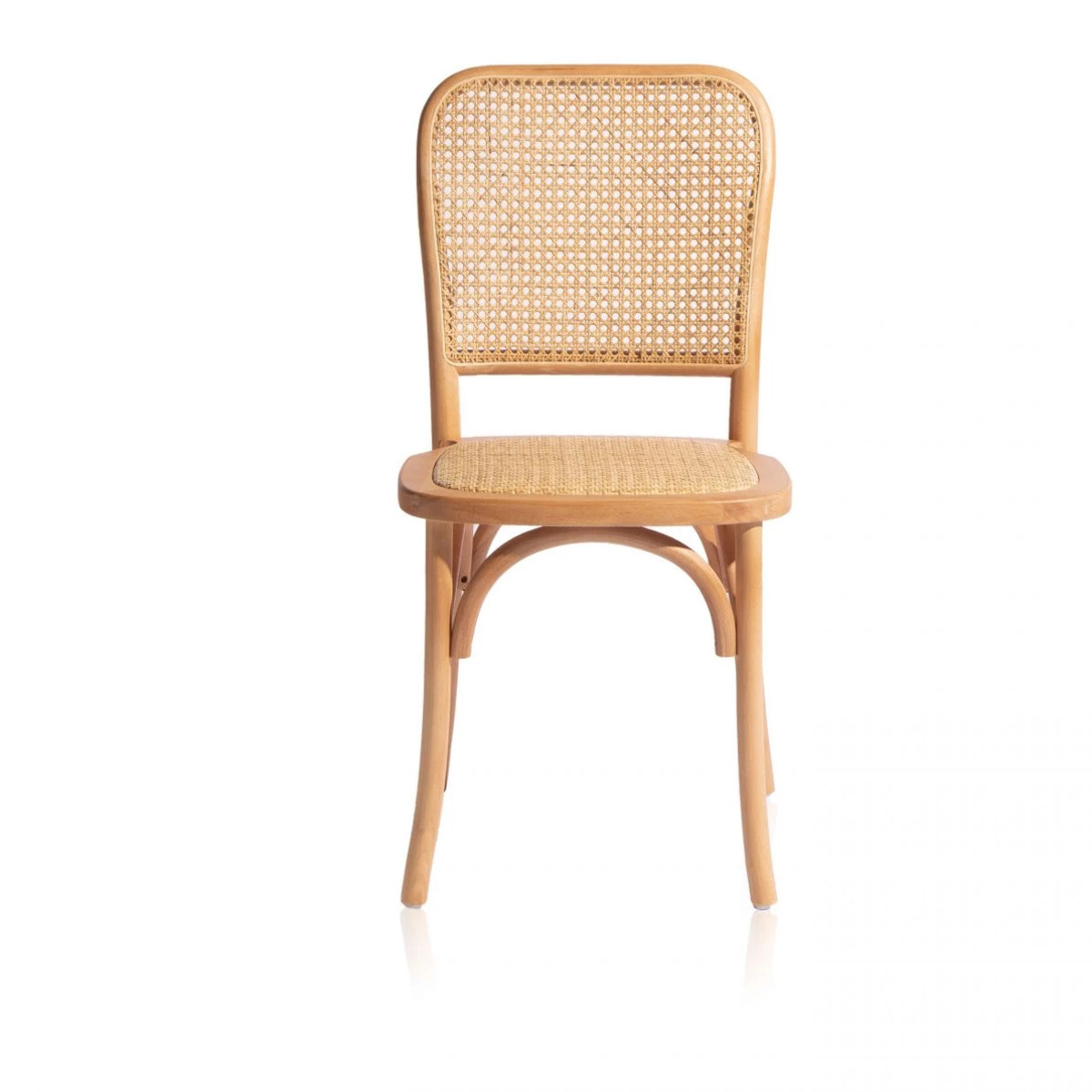 Pack 2 sillas de comedor Toscana Rattan - Claro