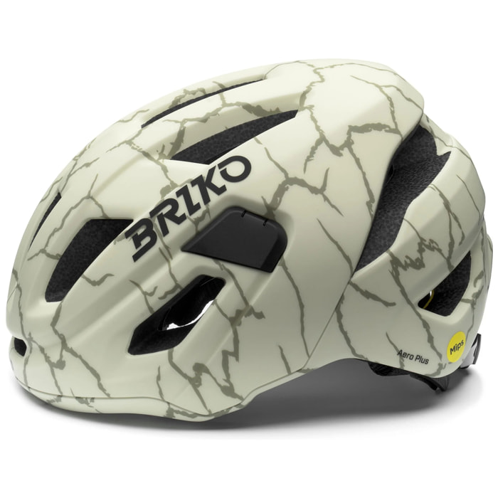 Caschi Briko Uomo Donna Verde Aero Plus Mips