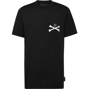 PHILIPP PLEIN T-Shirt Round Neck SKELETON