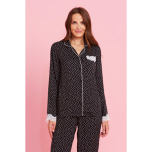 Pigiama donna viscosa dots Noidinotte