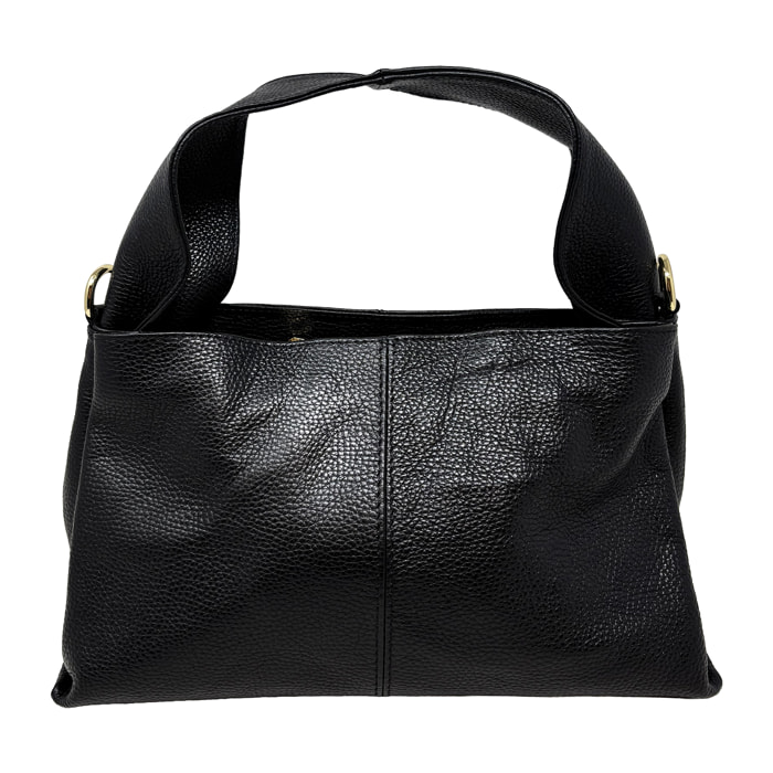 Borsa a Mano in Vera Pelle Dollaro Made in Italy
