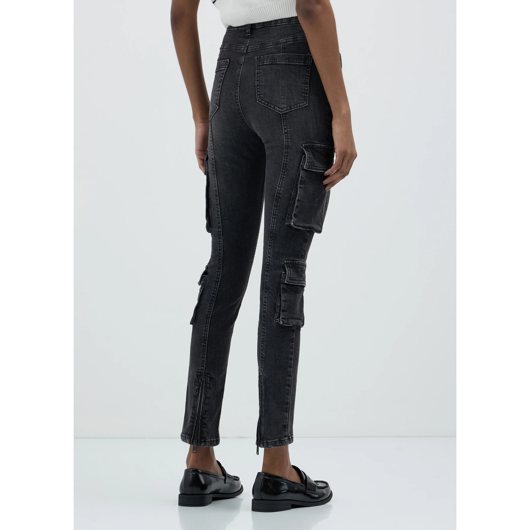 Jeans skinny cargo